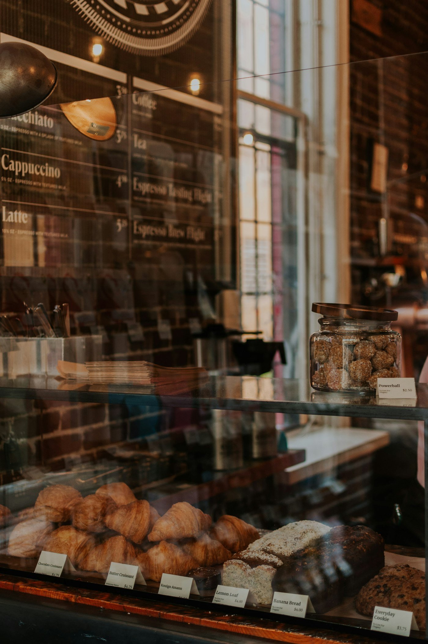 Vitrine de boulangerie